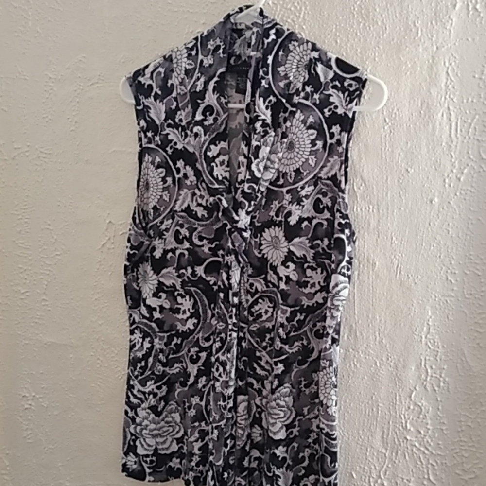 Black n grey blouse